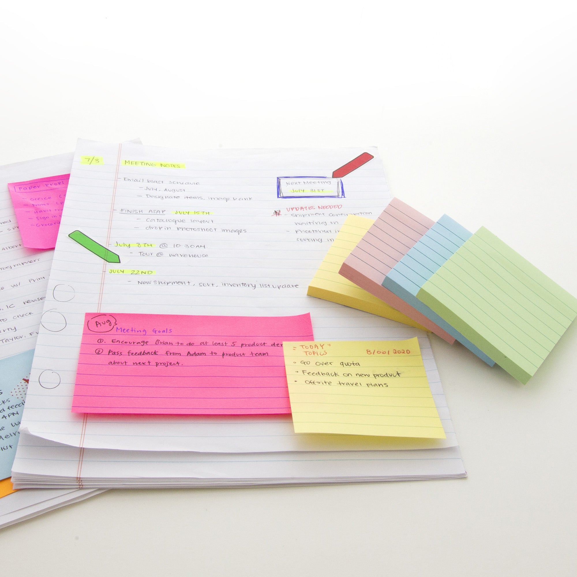 40 Ct. 3" X 3" Lined Sticky Notes (3/Pack)