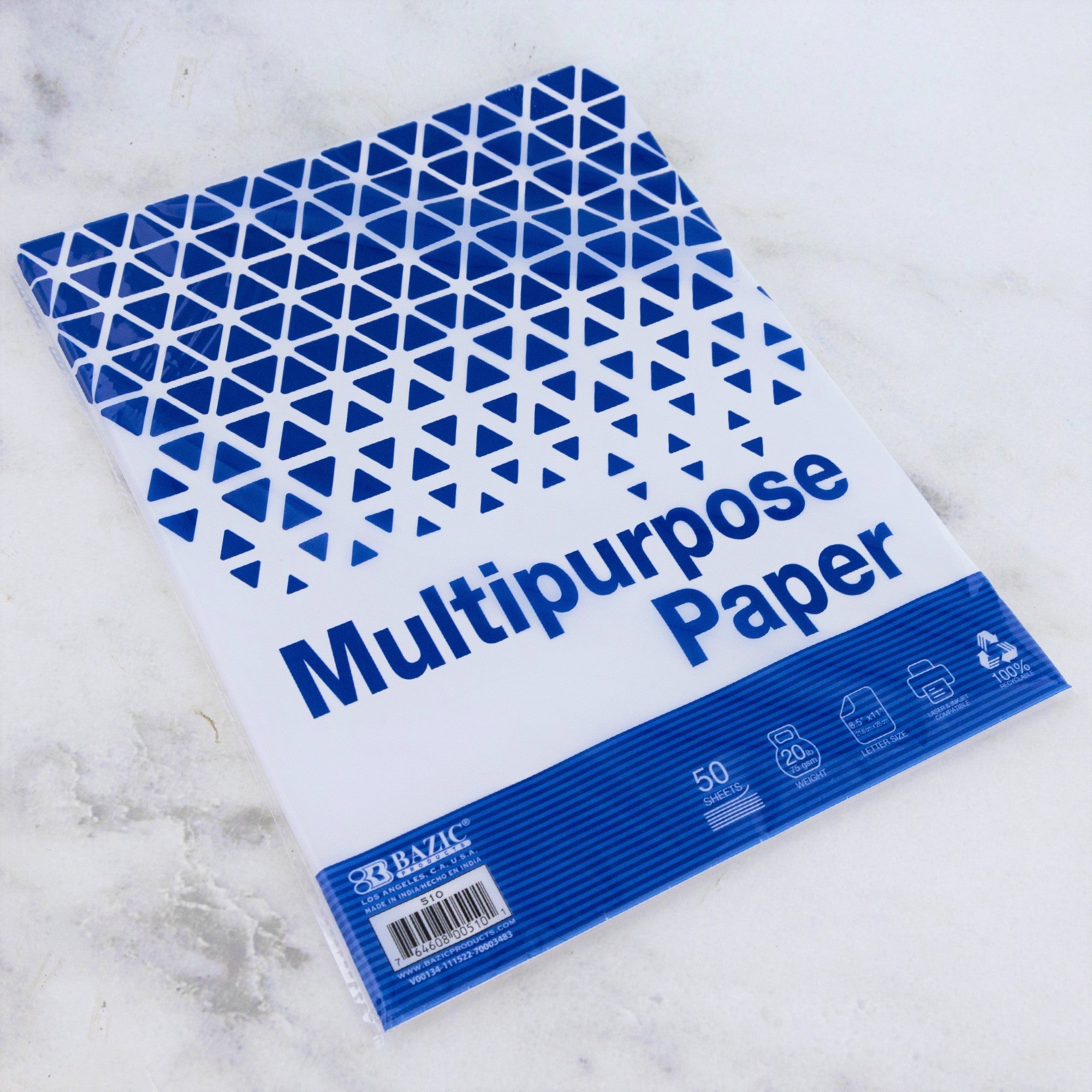 50 Ct. White Multipurpose Paper