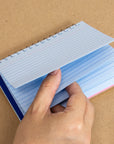 50 Ct. Spiral Bound 3" X 5" Ruled Colored Index Card