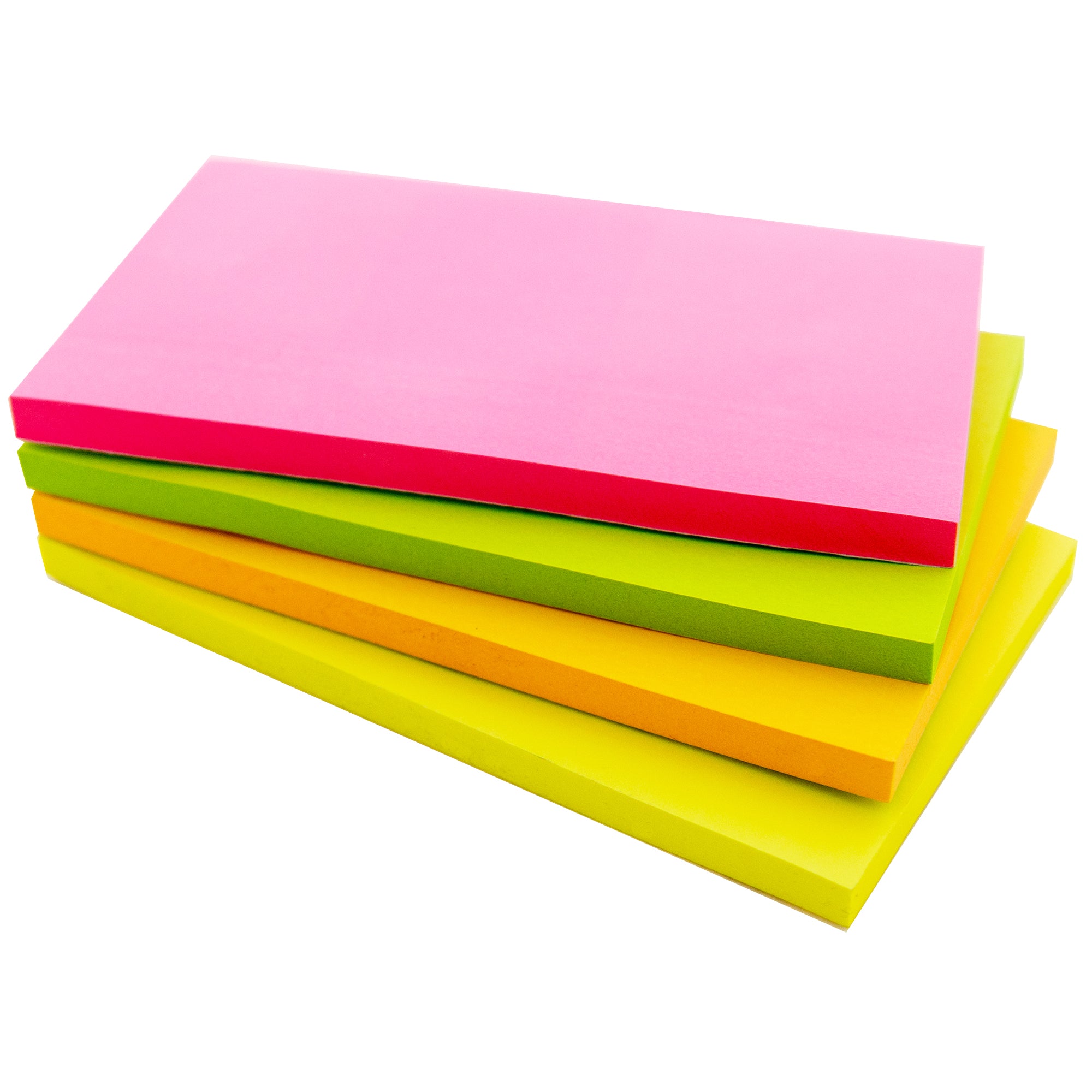 70 Ct. 3" X 5" Neon Sticky Notes