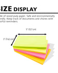 70 Ct. 3" X 5" Neon Lined Sticky Notes