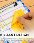 70 Ct. 3" X 5" Neon Lined Sticky Notes