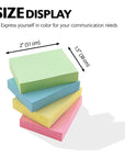 100 Ct. 1.5" X 2" Sticky Notes (4/Pack)