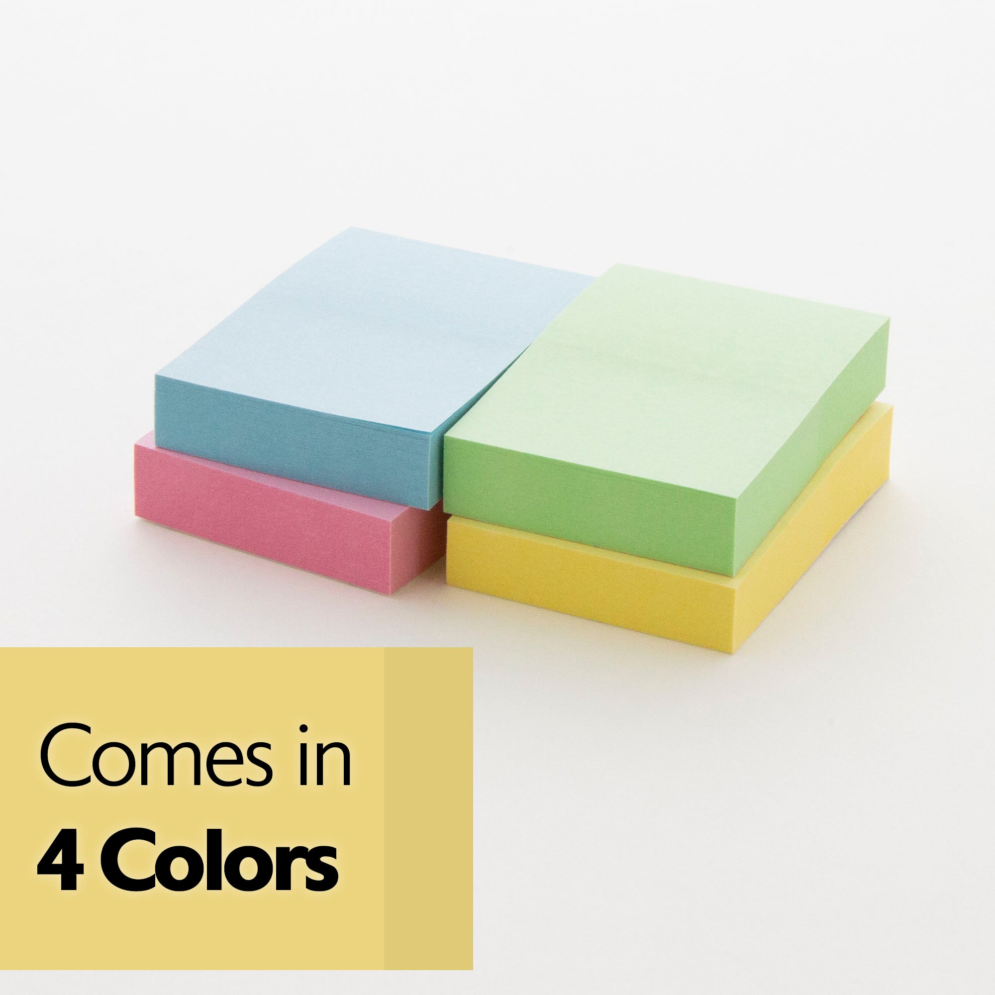 100 Ct. 1.5" X 2" Sticky Notes (4/Pack)