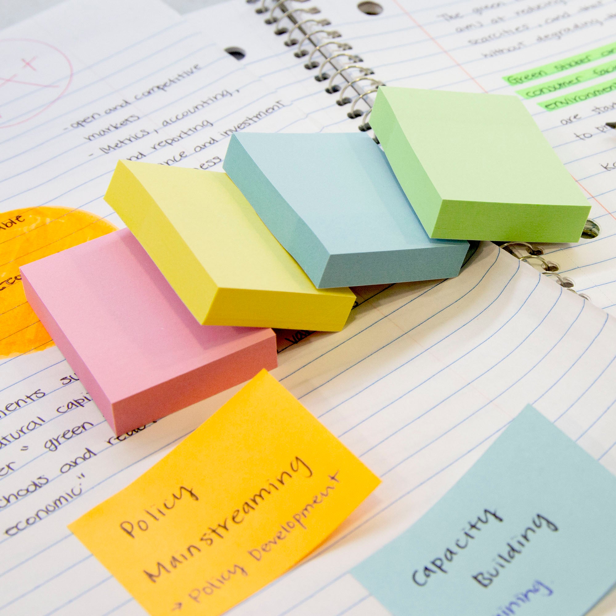 100 Ct. 1.5" X 2" Sticky Notes (4/Pack)