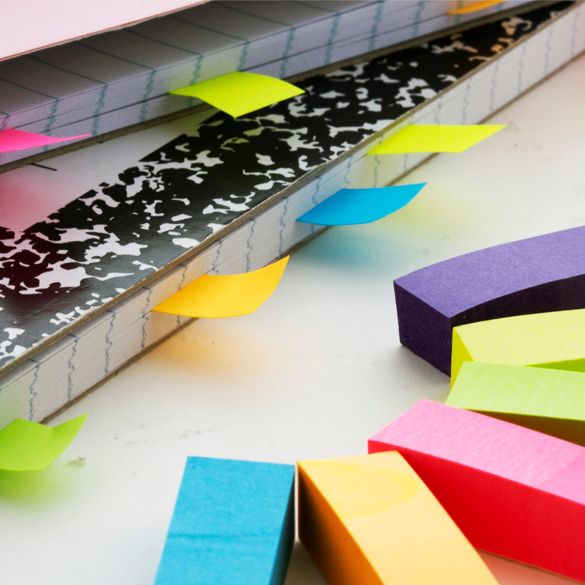 80 Ct. 1" X 3" Neon Page Markers (6/Pack)