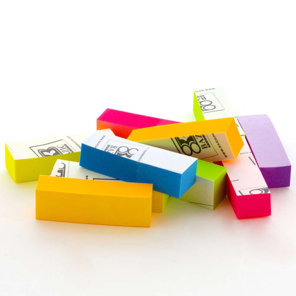 100 Ct. 0.5" X 1.75" Neon Page Markers (10/Pack)
