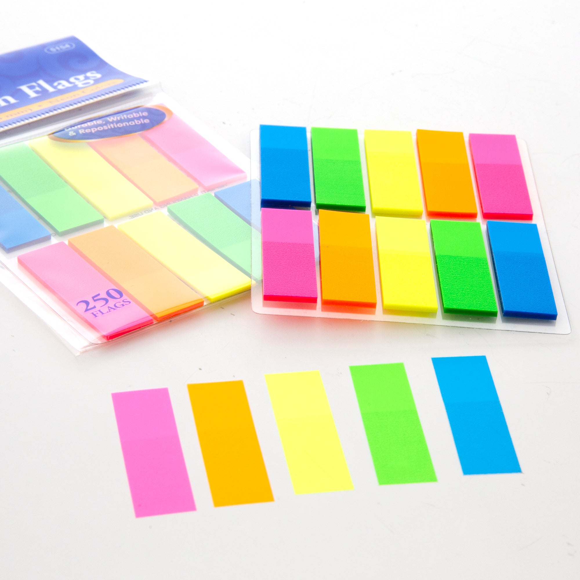 25 Ct. 0.5" X 1.7" Neon Color Coding Flags (10/Pack)