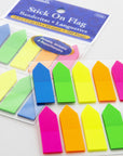 25 Ct. 0.5" X 1.7" Neon Color Arrow Flags (10/Pack)