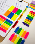 25 Ct. 0.5" X 1.7" Neon Color Arrow Flags (10/Pack)