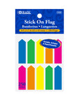 25 Ct. 0.5" X 1.7" Neon Color Arrow Flags (10/Pack)