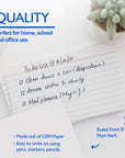 200 Ct. 3" X 5" Ruled White Index Card