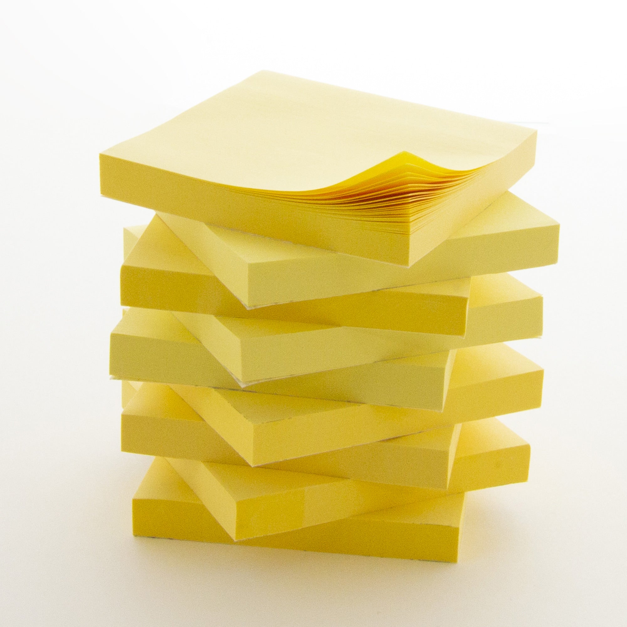 100 Ct. 3" X 3" Yellow Sticky Notes (12/Shrink)