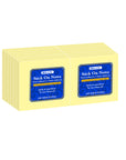 100 Ct. 3" X 3" Yellow Sticky Notes (12/Shrink)