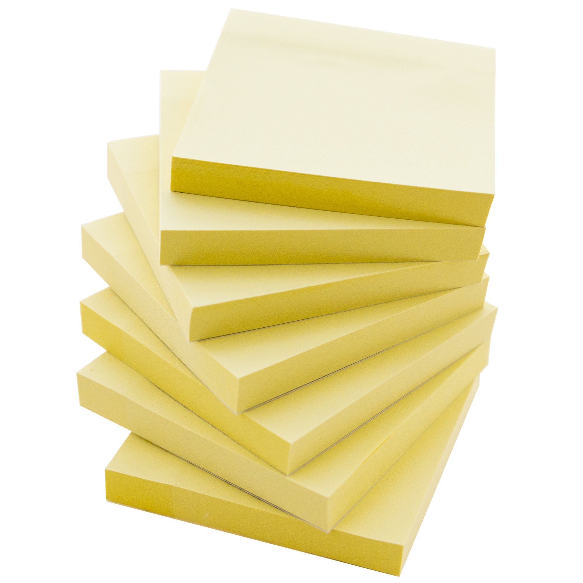 100 Ct. 3" X 3" Yellow Sticky Notes (12/Shrink)
