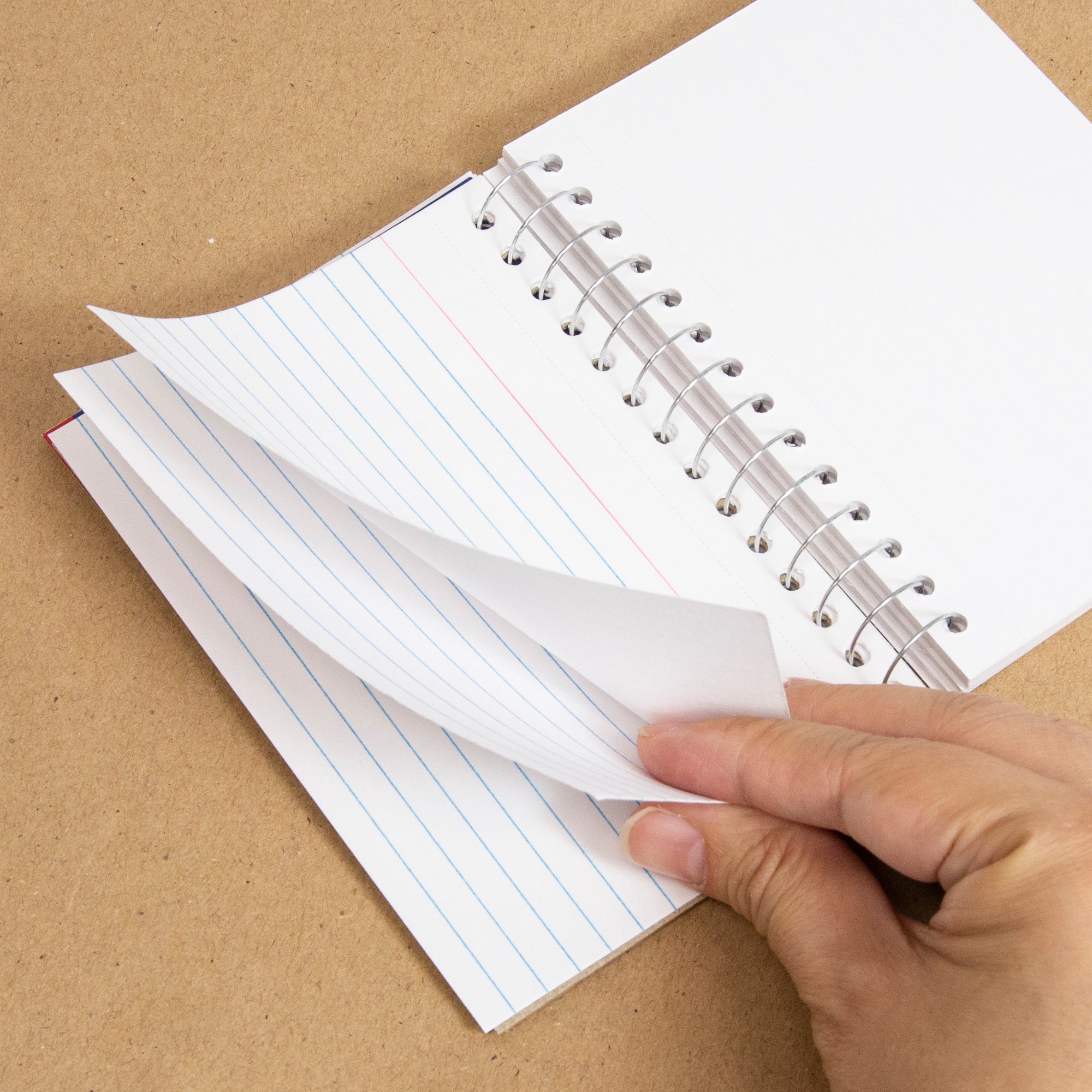 50 Ct. Spiral Bound 3" X 5" Ruled White Index Card