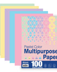 100 Ct. Pastel Color Multipurpose Paper