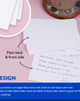 100 Ct. 3" X 5" Unruled White Index Card