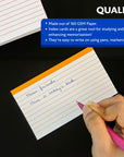 100 Ct. 3" X 5" Ruled Color Coded Index Card
