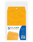 6" X 9" Clasp Envelope (5/Pack)