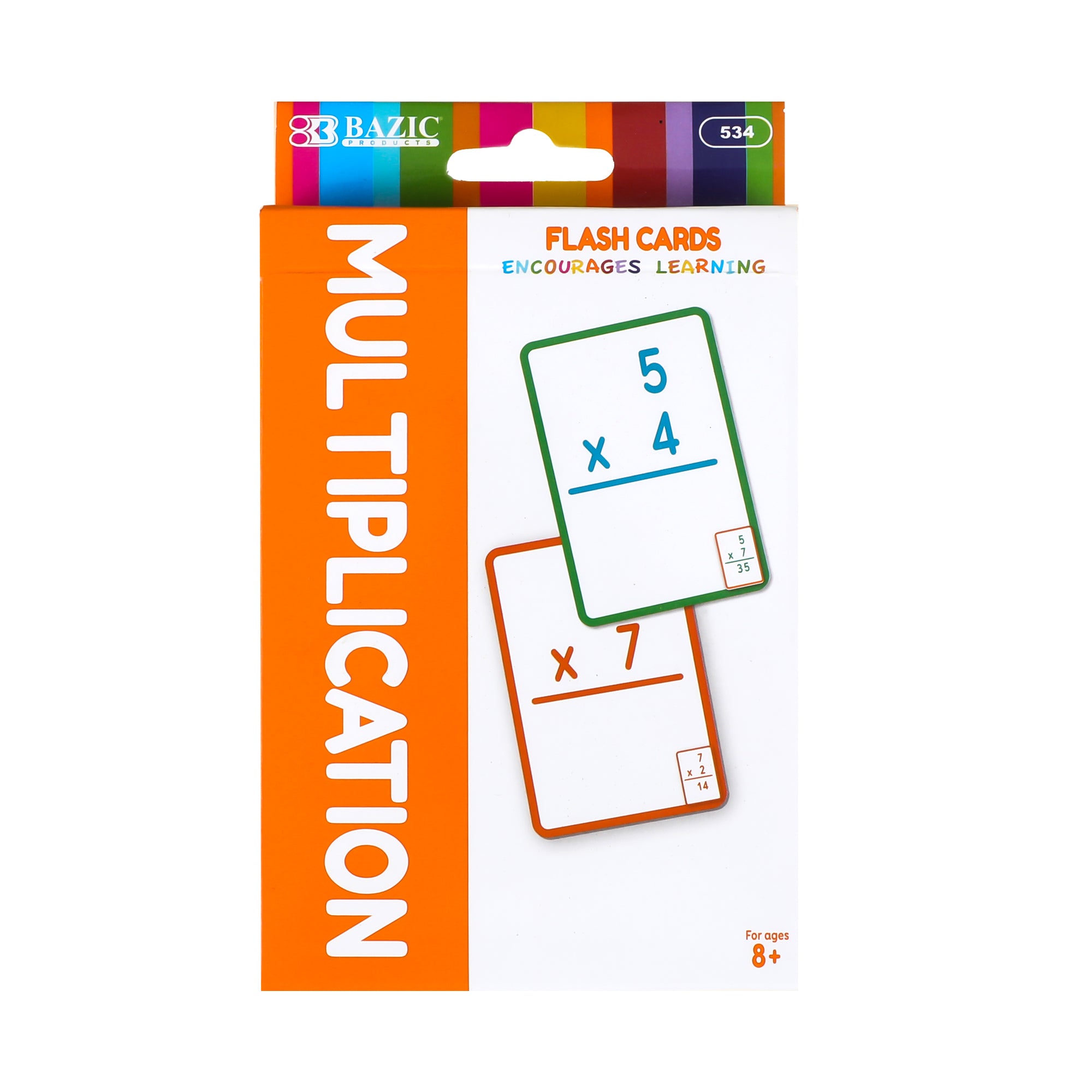Multiplication Flash Cards (36/Pack)