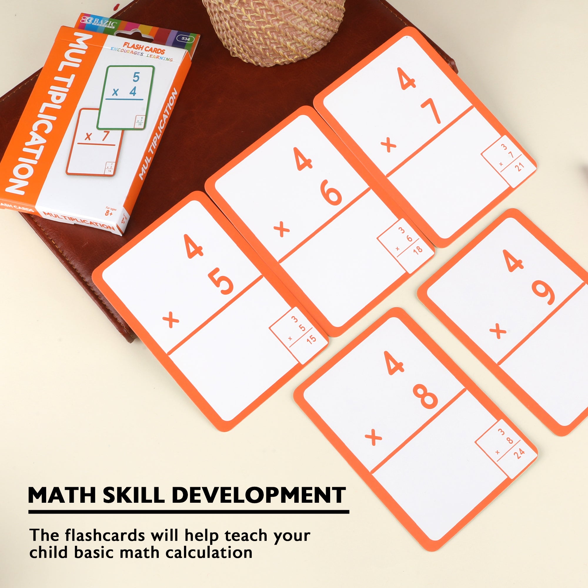 Multiplication Flash Cards (36/Pack)