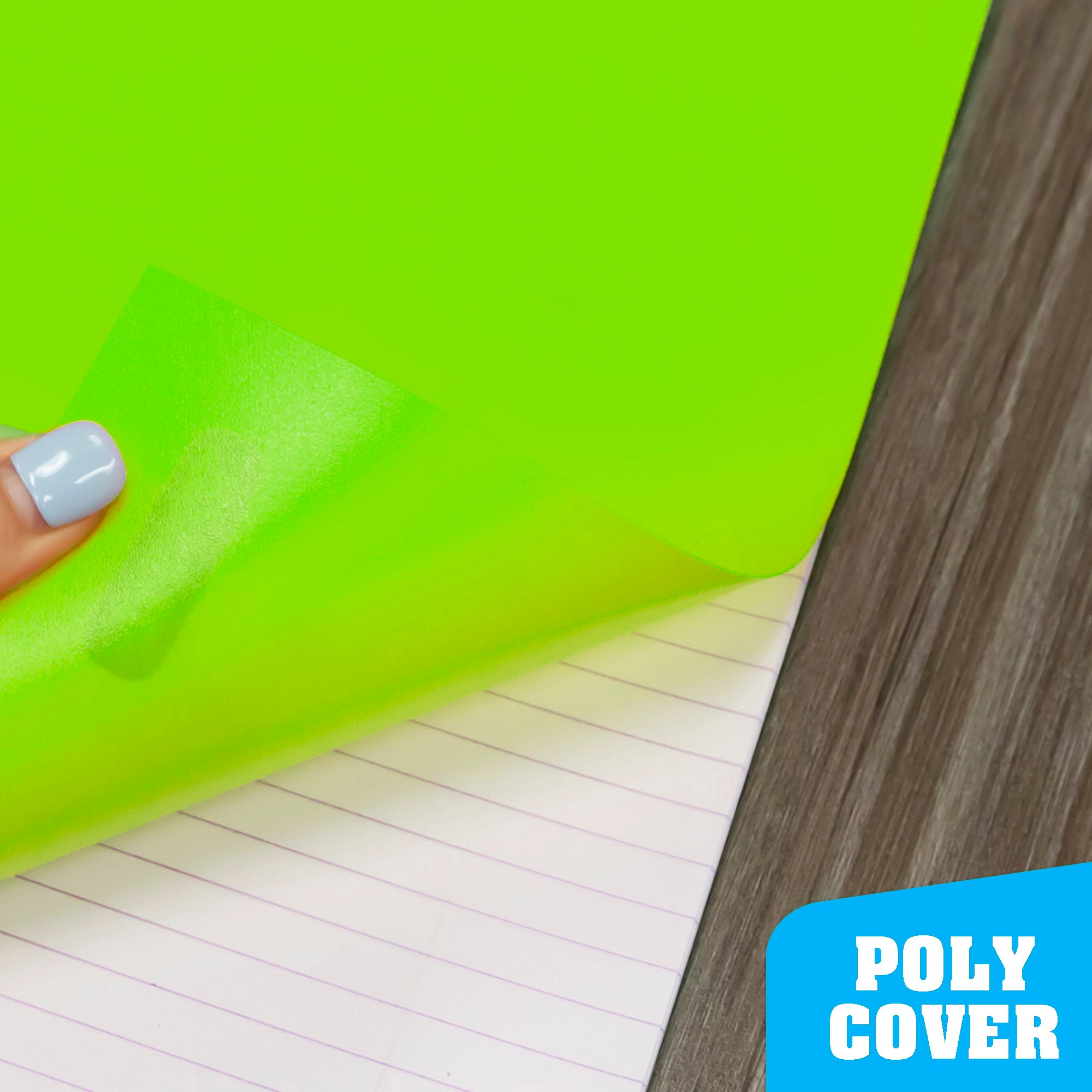 C/R 70 Ct. 1-Subject Poly Cover Spiral Notebook