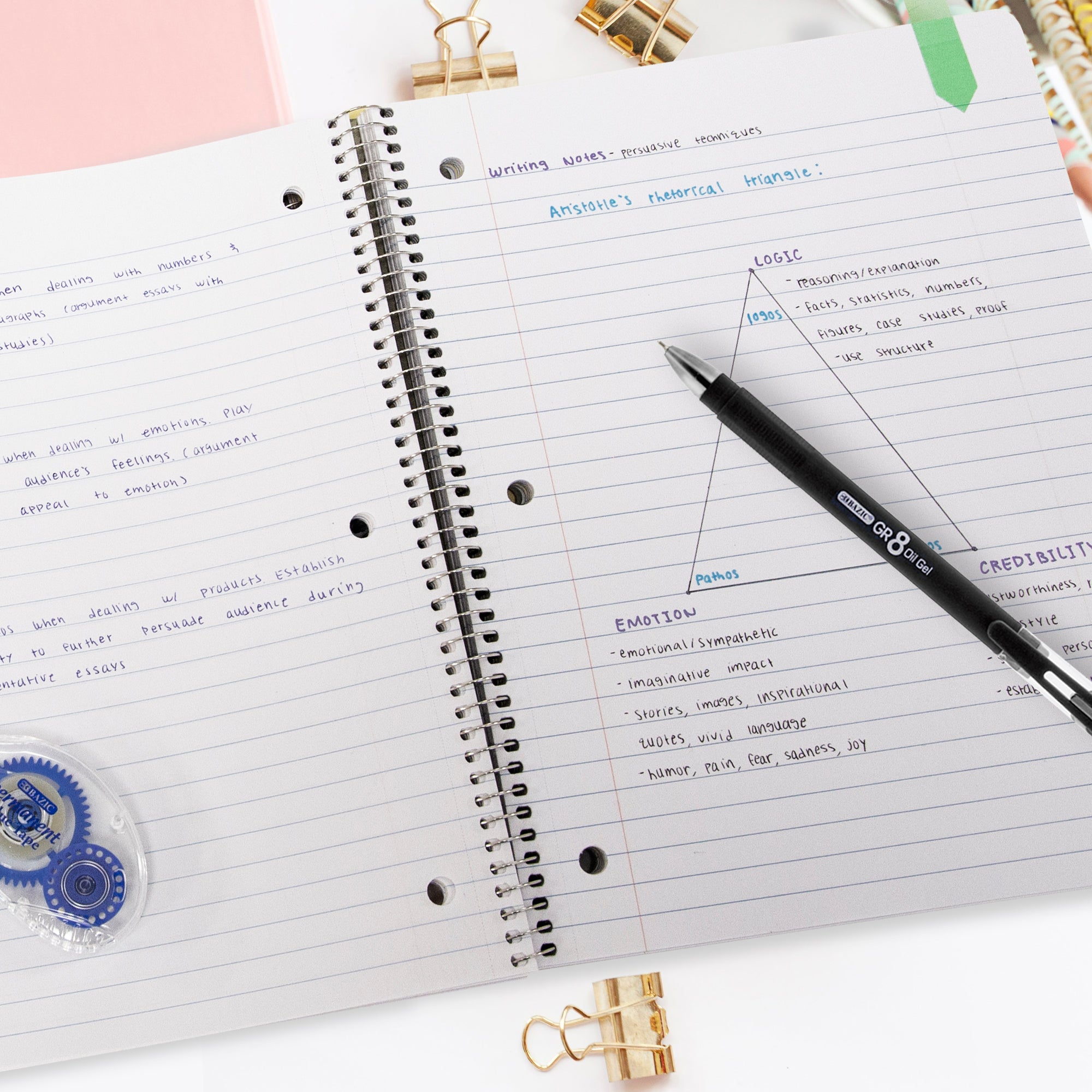 C/R 70 Ct. 1-Subject Poly Cover Spiral Notebook