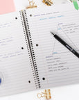 C/R 70 Ct. 1-Subject Poly Cover Spiral Notebook