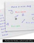 Ruled White Index Card 5" X 8" 50 Ct.