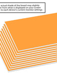 20" X 30" Fluorescent Orange Foam Board