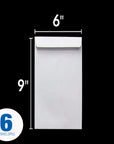 Self-Seal White Envelope 6" x 9" (6/Pack)