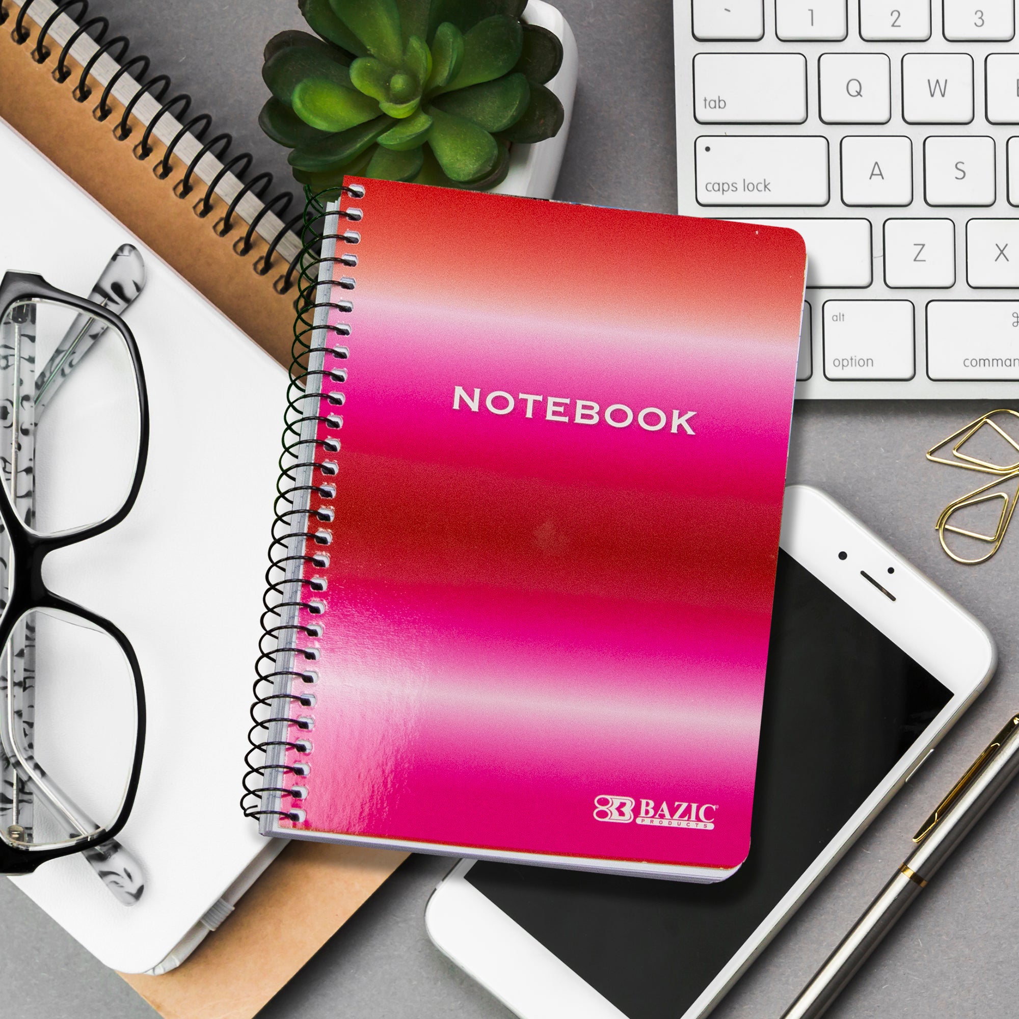 120 Ct. 5" X 7" Personal / Assignment Spiral Notebook