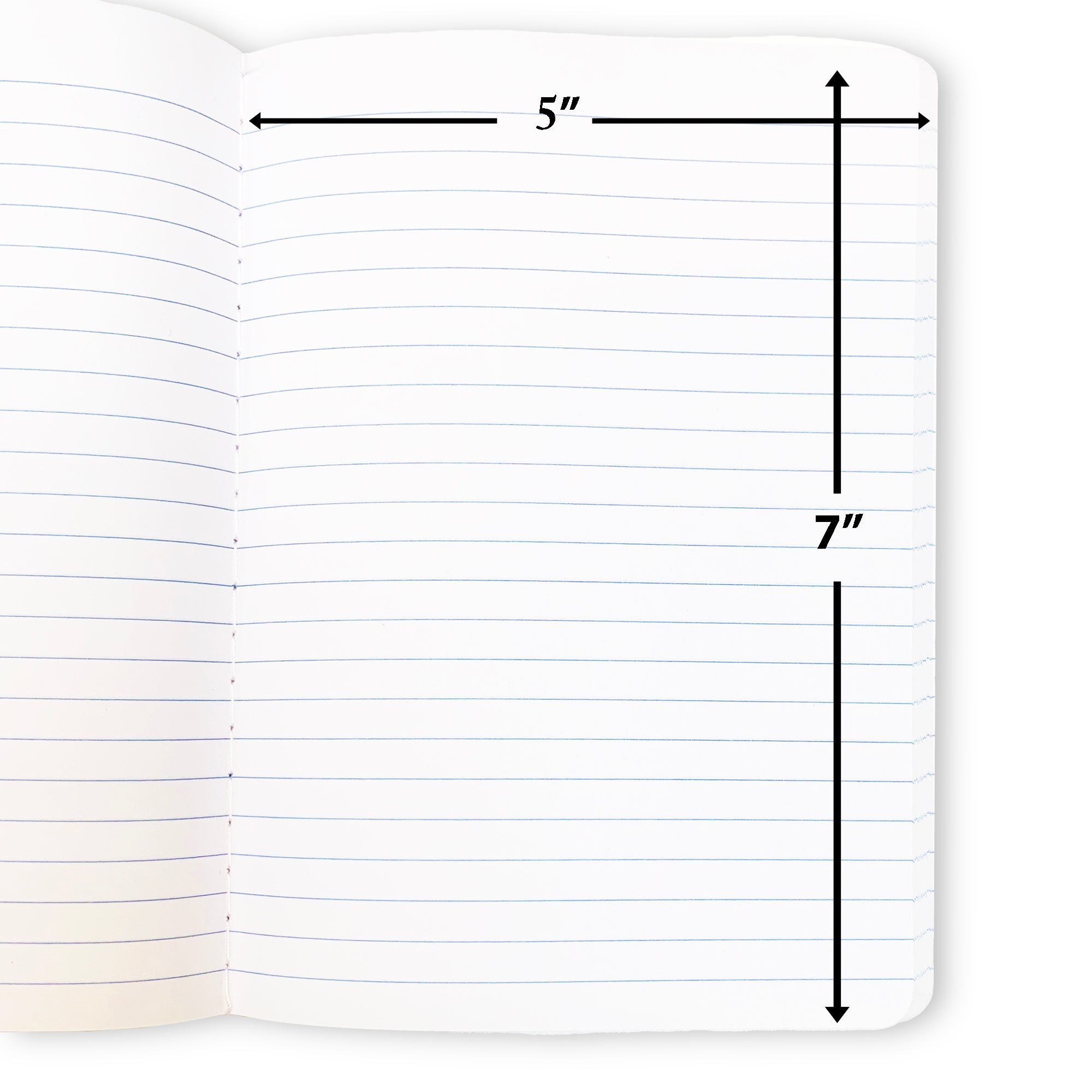 80 Ct. 5" x 7" Poly Cover Personal Composition Book