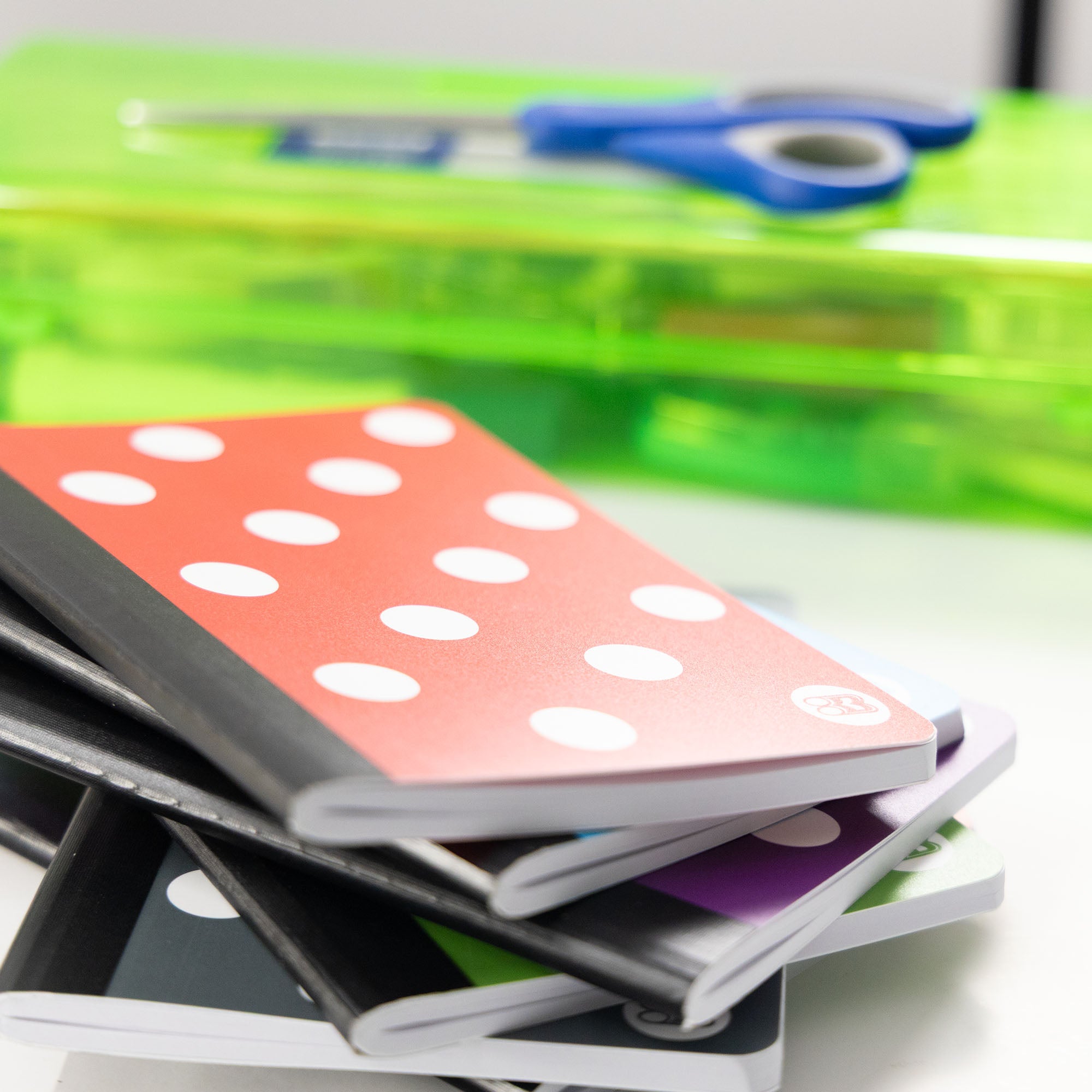 80 Ct. 5" x 7" Polka Dot Poly Cover Personal Composition Book