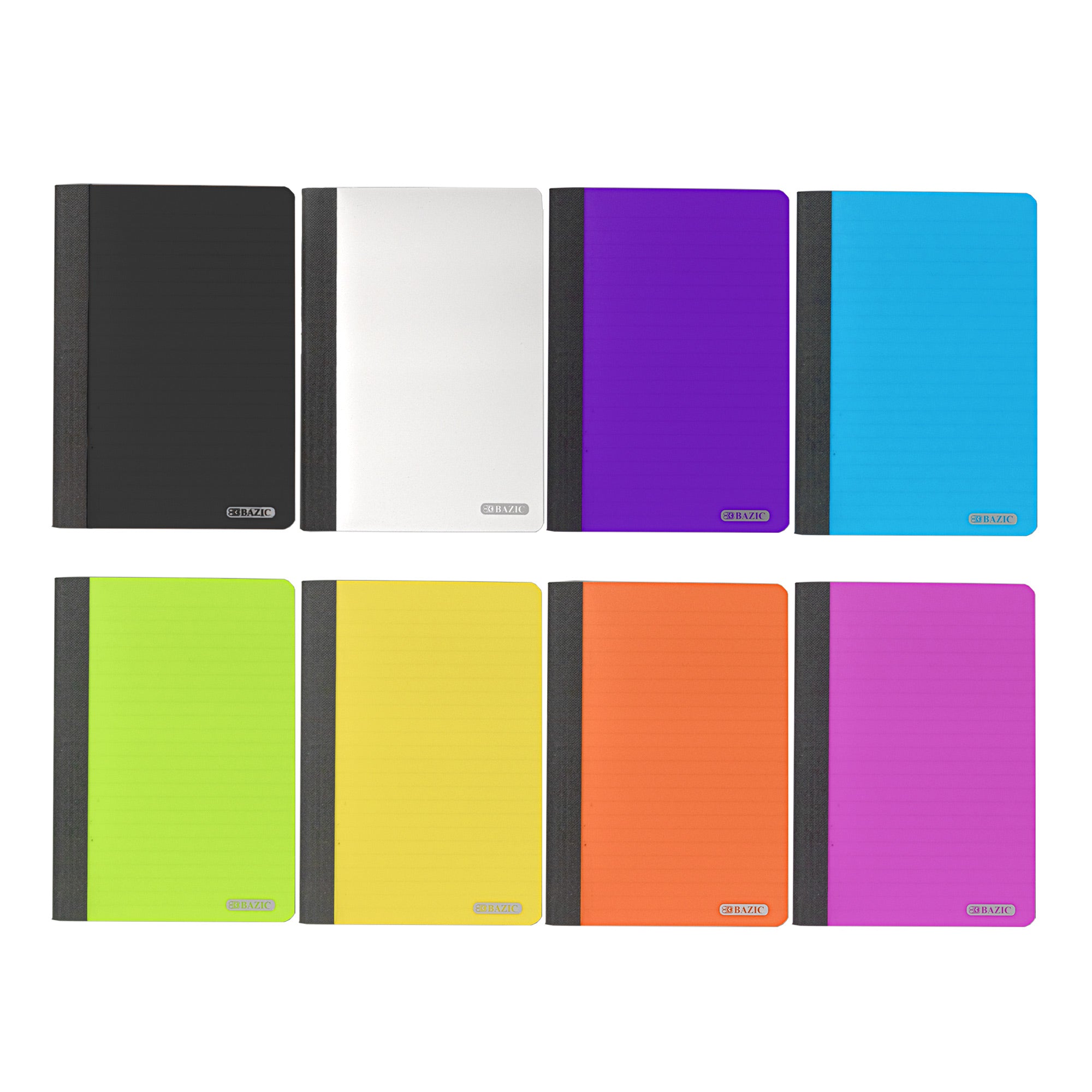 80 Ct. 5" x 7" Poly Cover Personal Composition Book