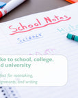 W/R 70 Ct. 1-Subject Pastel Spiral Notebook