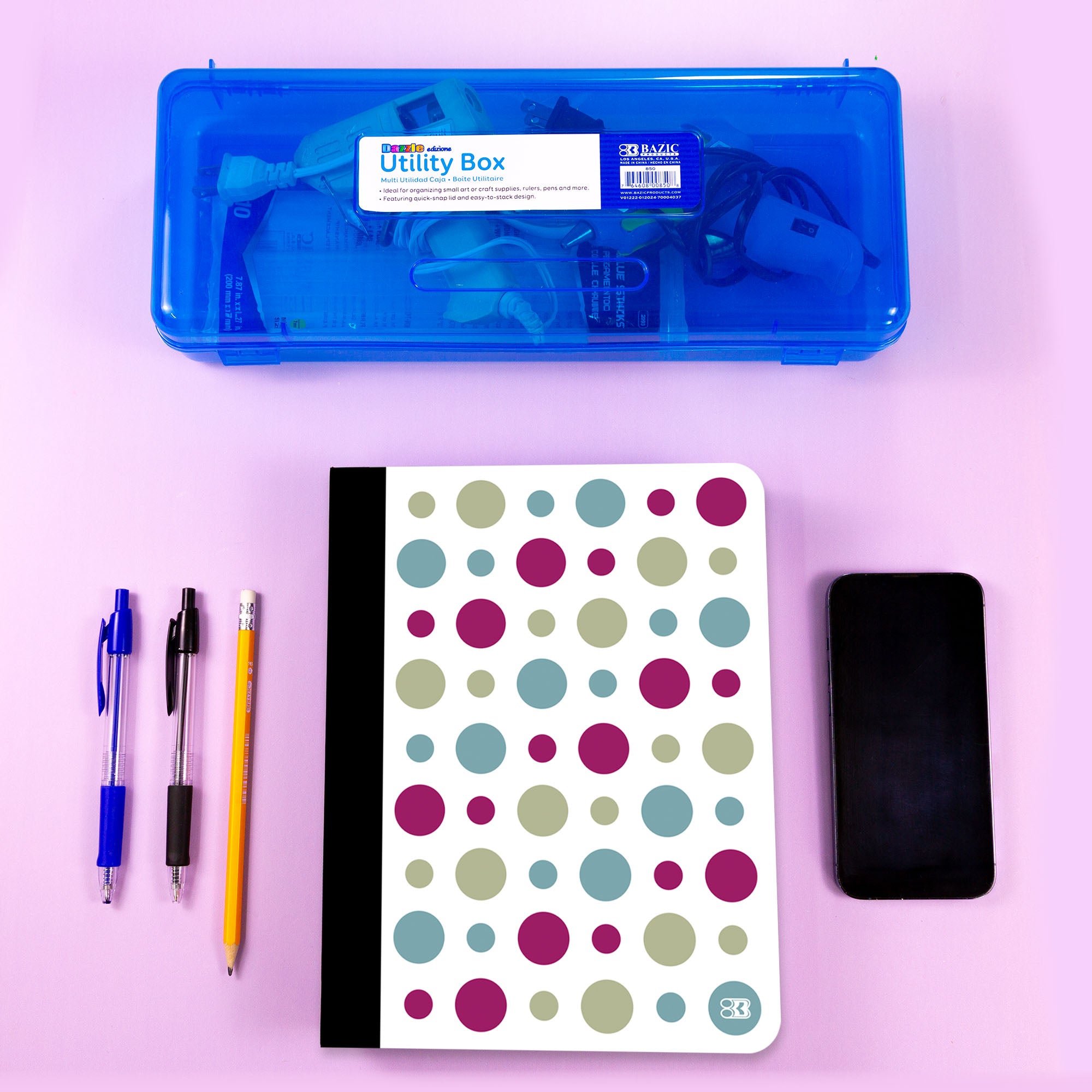 C/R 100 Ct. Polka Dot Composition Book