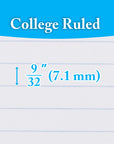 Composition Book C/R Pastel Poly Cover 70 Ct.