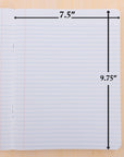 C/R 70 Ct. Pastel Poly Cover Composition Book