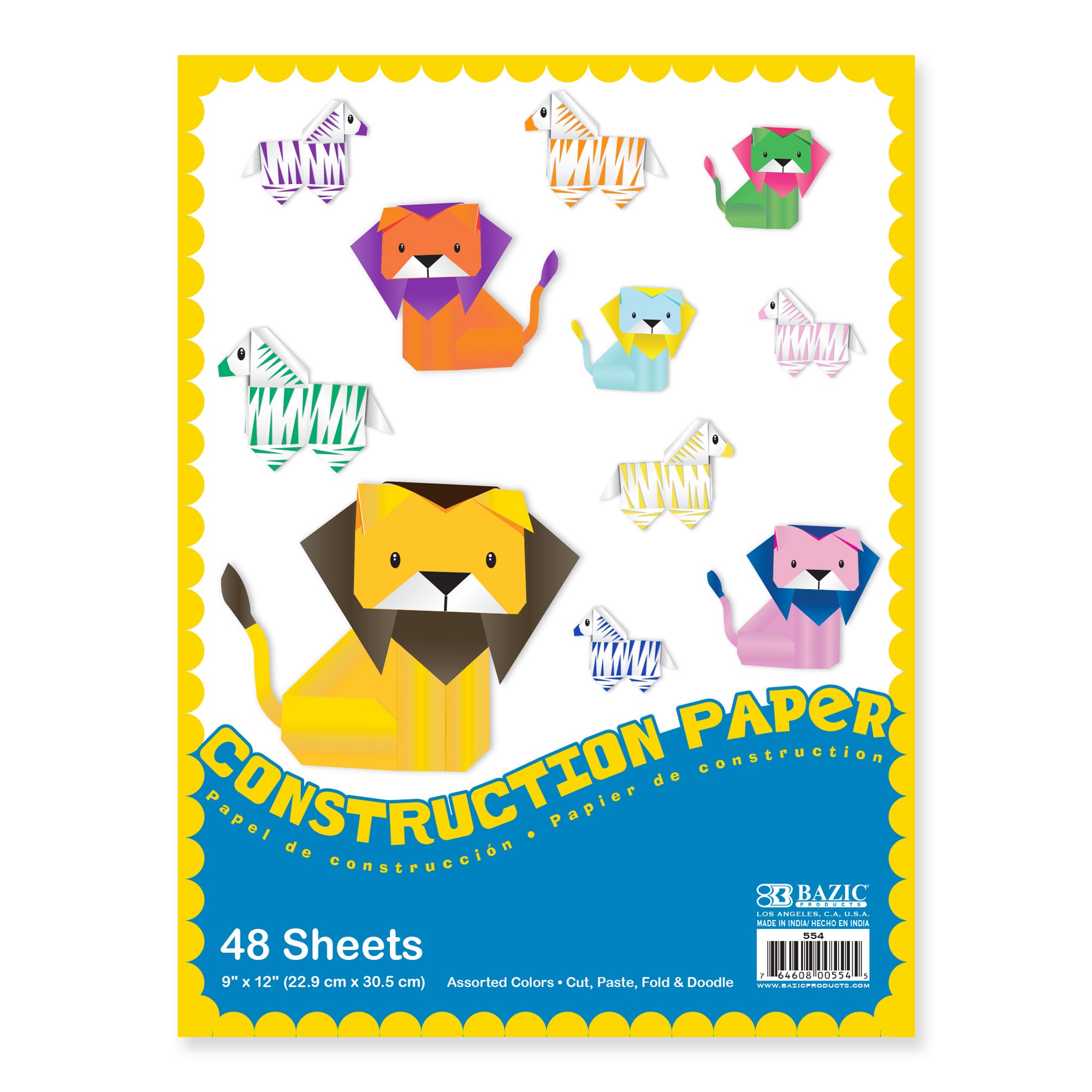 48 Ct. 9" X 12" Construction Paper