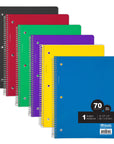 W/R 70 Ct. 1-Subject Spiral Notebook