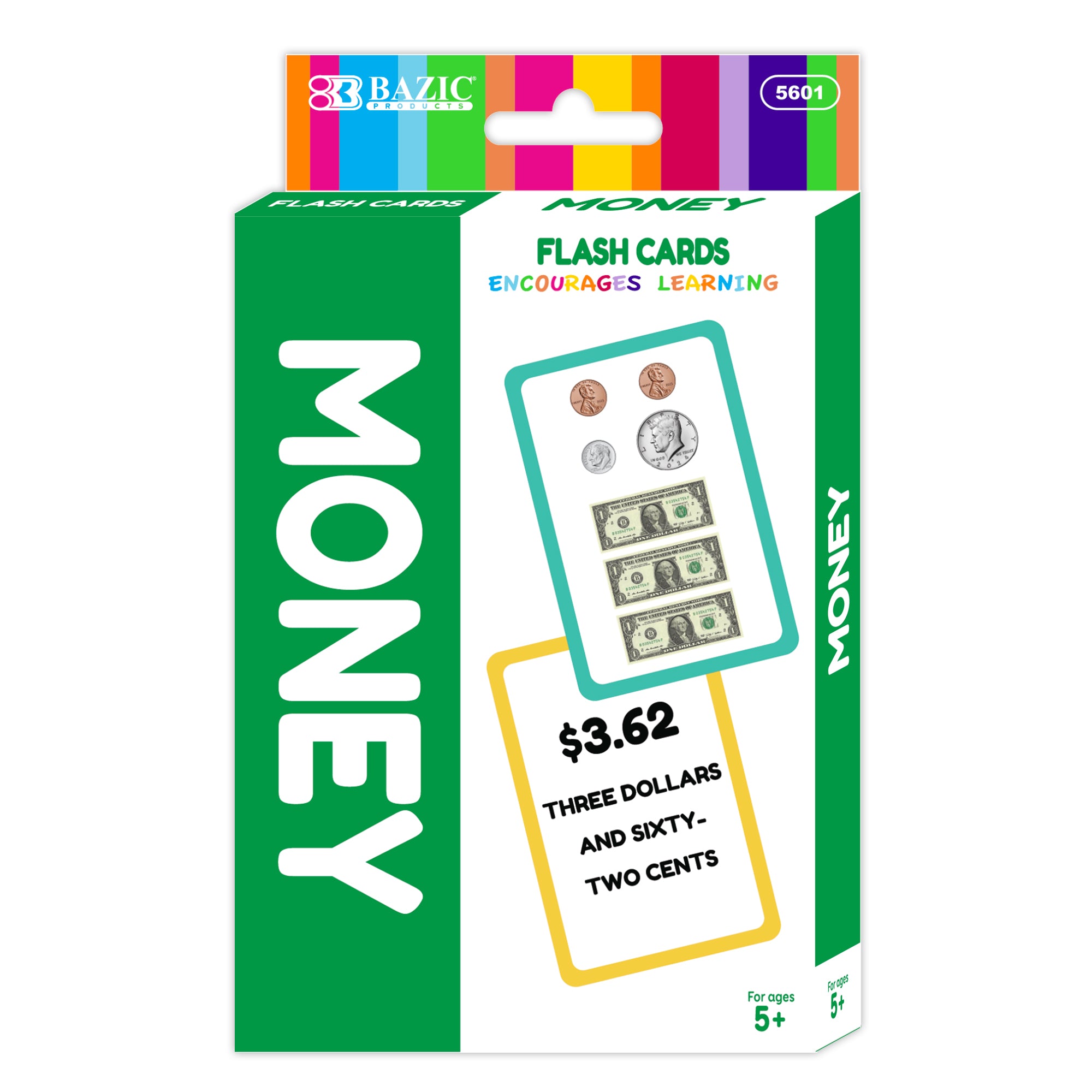 Money Flash Cards (36/Pack)