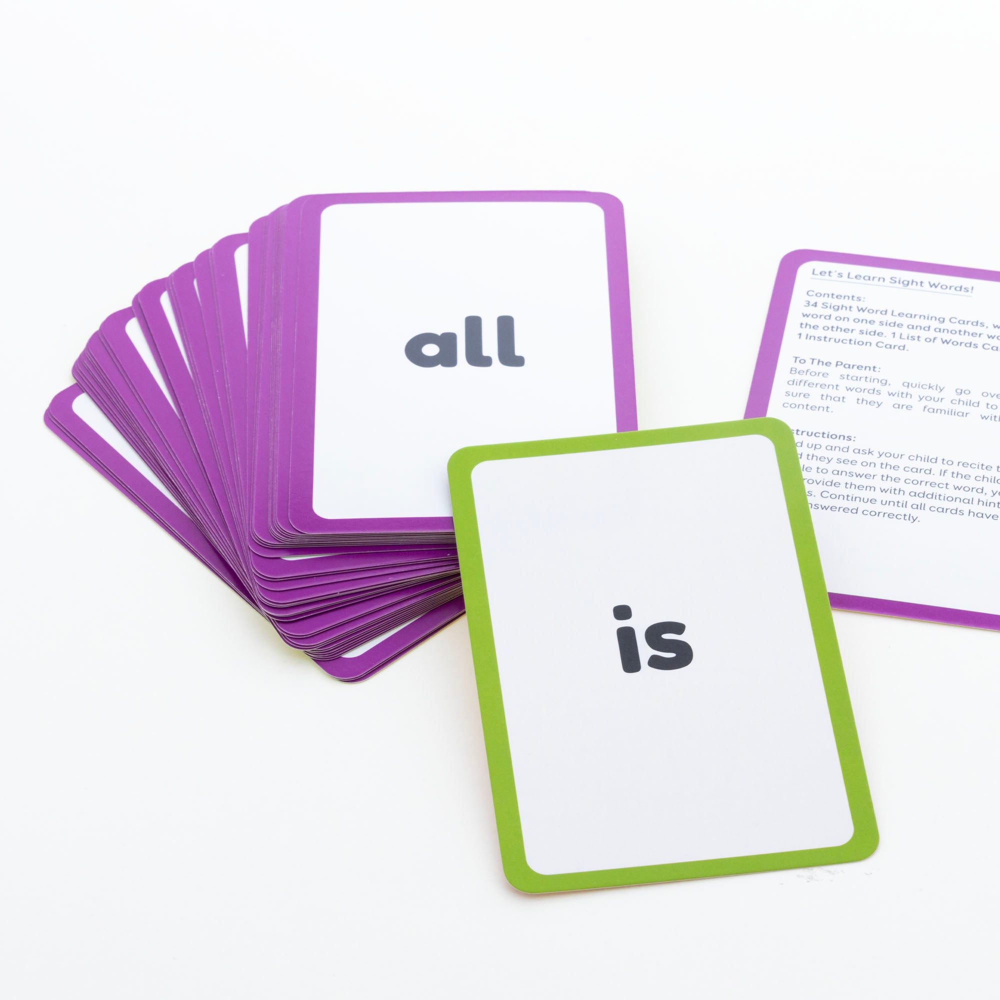 Sight Word Flash Cards (36/Pack)