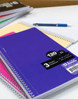 W/R 120 Ct. 9.5" X 5.75" 3-Subject Spiral Notebook