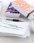 100 Ct. Fashion Poly Cover 3" x 5" Ruled White Index Card w/ Ring