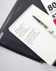 80 Ct. 6" X 9" White Paper Gregg Ruled Steno Book