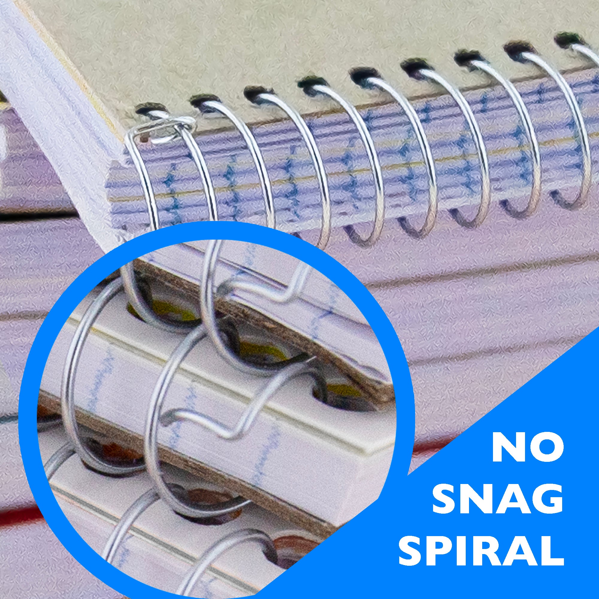 C/R 120 Ct. 9.5" X 5.75" 3-Subject Spiral Notebook