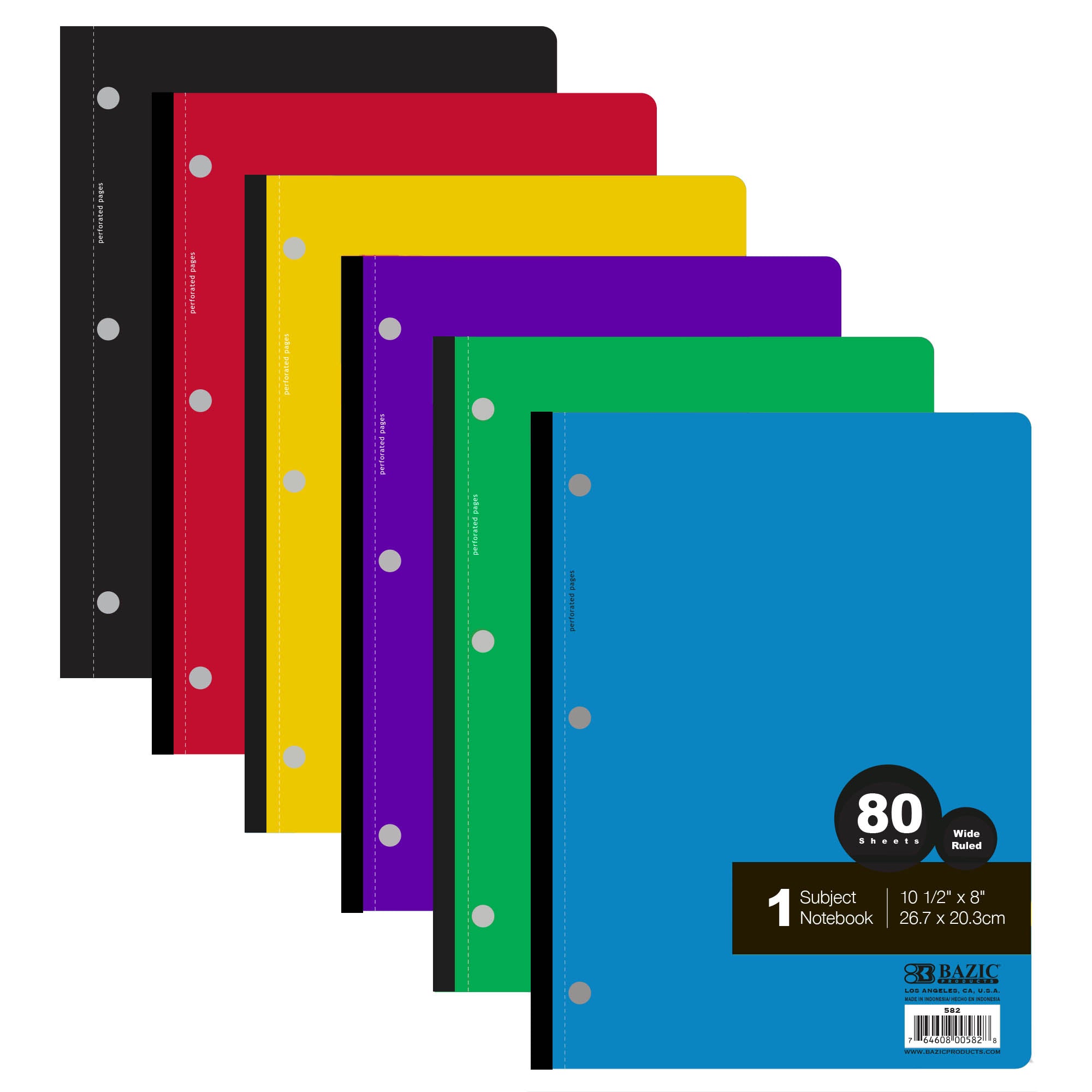 W/R 80 Ct. 1-Subject Wireless Notebook