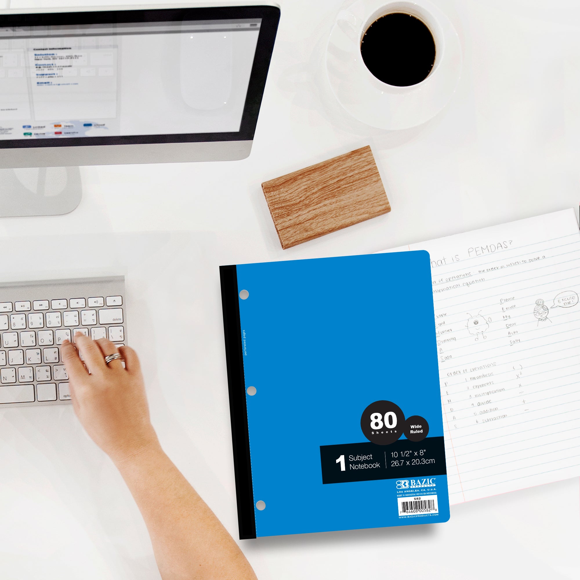 W/R 80 Ct. 1-Subject Wireless Notebook